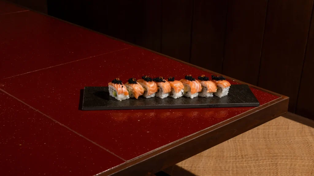 Best sushi in Ubud at Shinraku Teppanyaki with fresh ingredients
