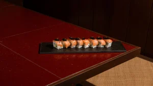 Best sushi in Ubud at Shinraku Teppanyaki with fresh ingredients