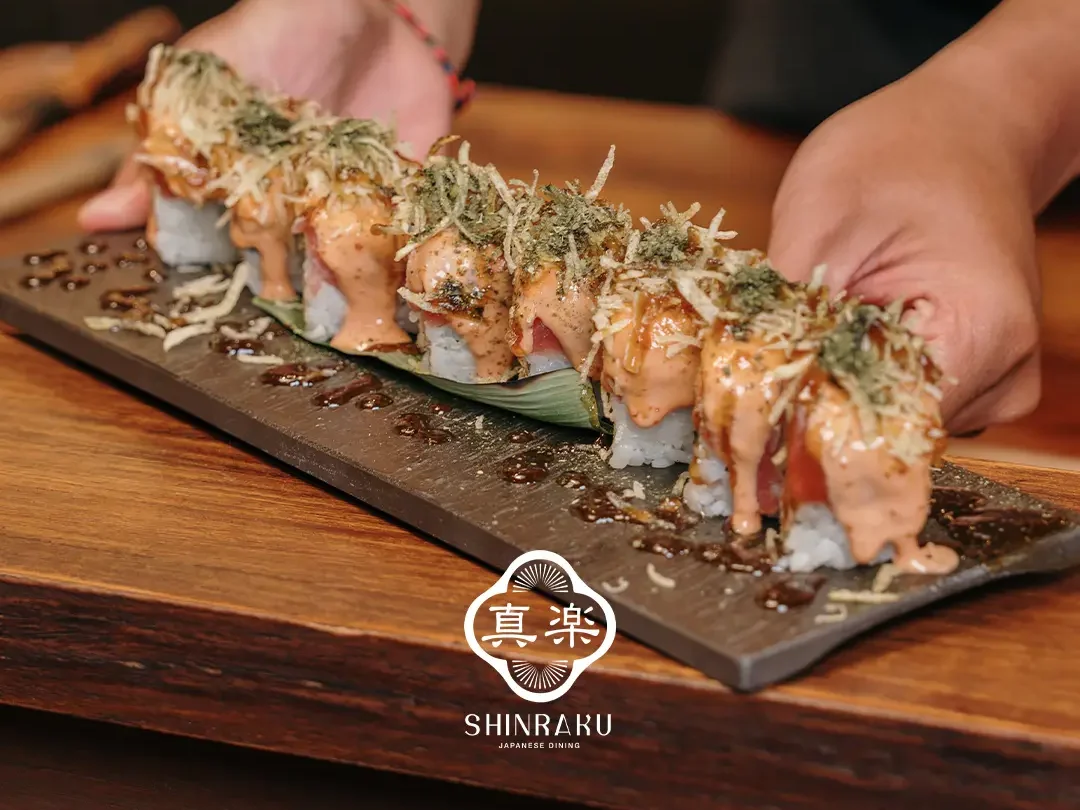 Quiet dining counter setting at Shinraku, a fine dining restaurant in Ubud